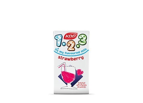 Low Fat Strawberry Flavored Milk (123)