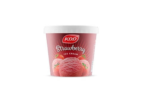 Ice Cream Strawberry Tubs