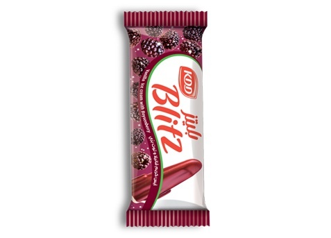 Ice Cream Vanilla with Boysenberry Stick Blitz