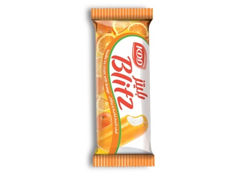 Ice Cream Vanilla with Orange Stick Blitz