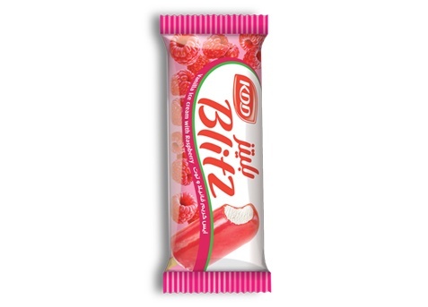 Ice Cream Vanilla with Raspberry Stick Blitz