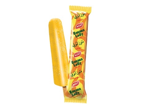 Banana Milk Ice Lolly Stick