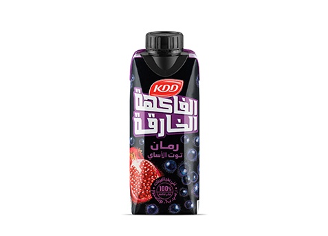 عصير الفاكهة الخارقة – الرمان و توت الأساي
