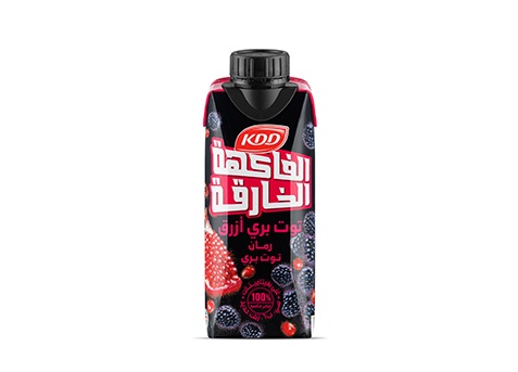 عصير الفاكهة الخارقة – الرمان، التوت البري والتوت البري الأزرق